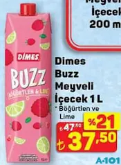 DİMES BUZZ MEYVELİ İÇECEK MEYVE SUYU 1 L